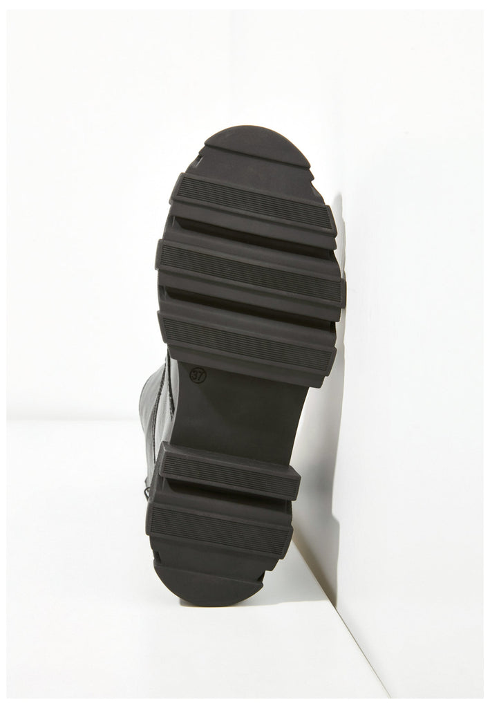 Inuovo Stiefel Leder Schwarz