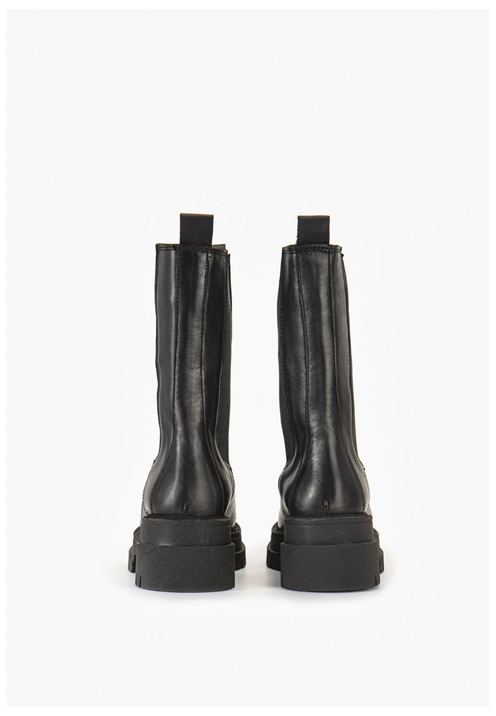 Inuovo Stiefel Leder Schwarz