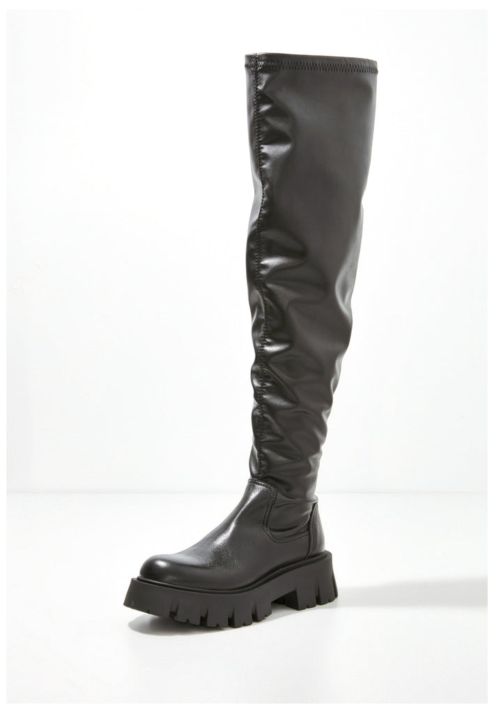 Inuovo Stiefel Leder Schwarz