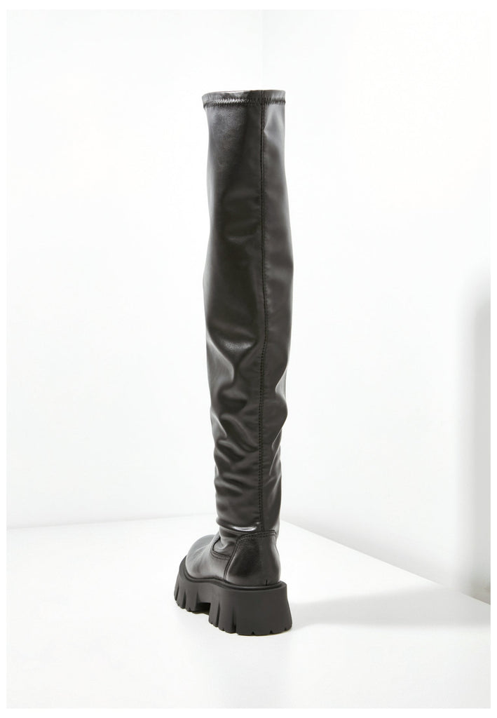 Inuovo Stiefel Leder Schwarz