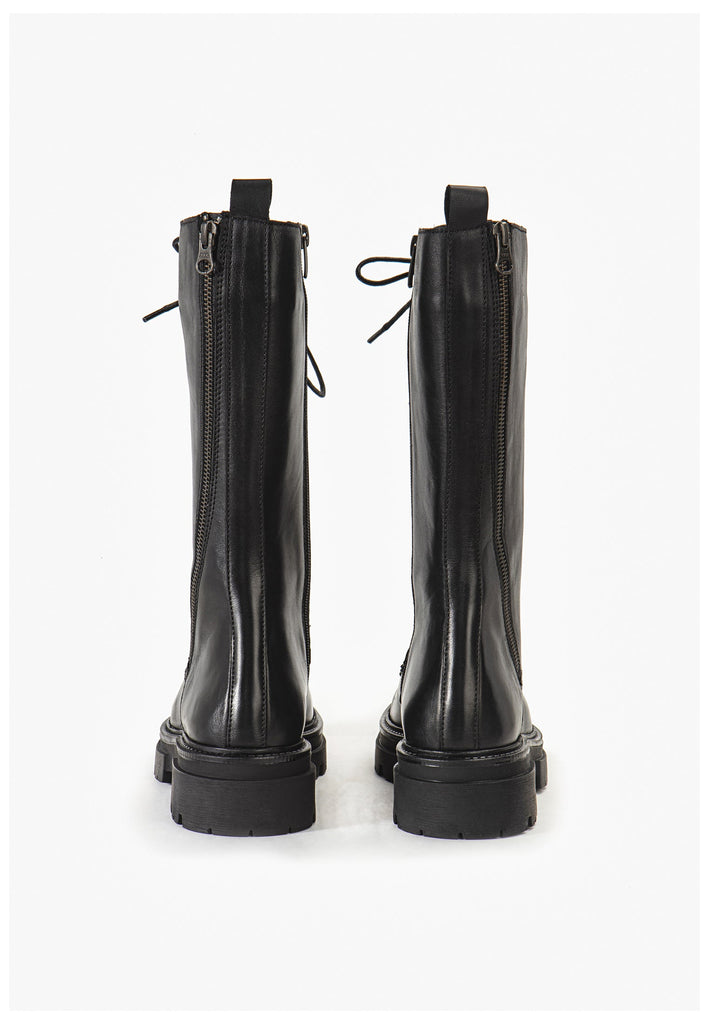 Inuovo Stiefel Leder Schwarz