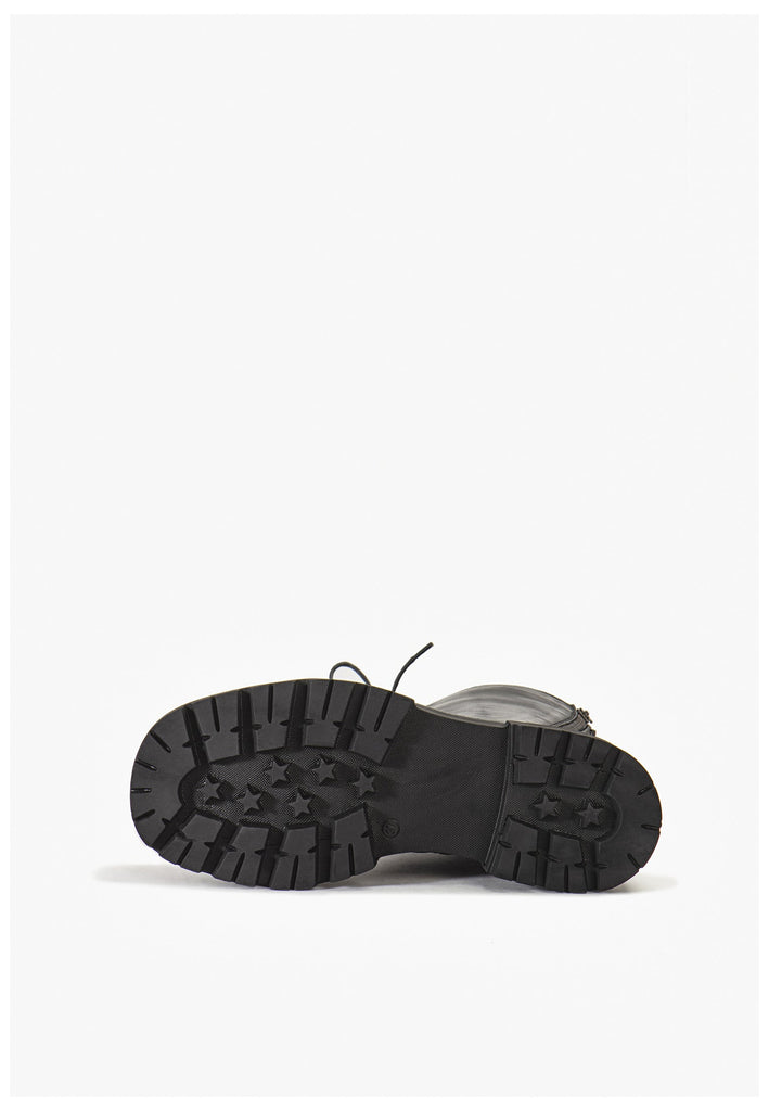 Inuovo Stiefel Leder Schwarz