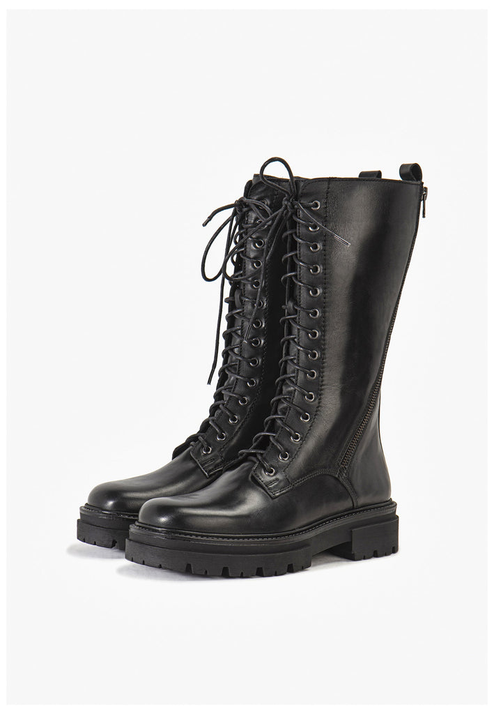 Inuovo Stiefel Leder Schwarz