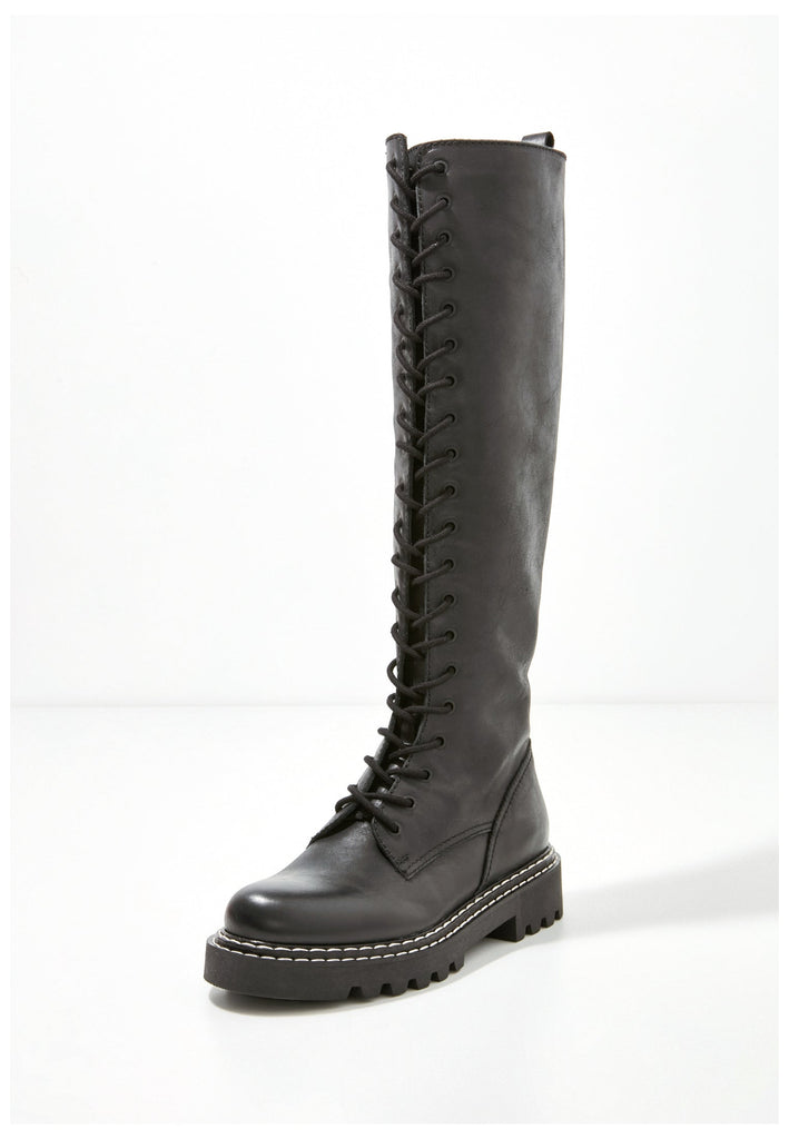 Inuovo Stiefel Leder Schwarz