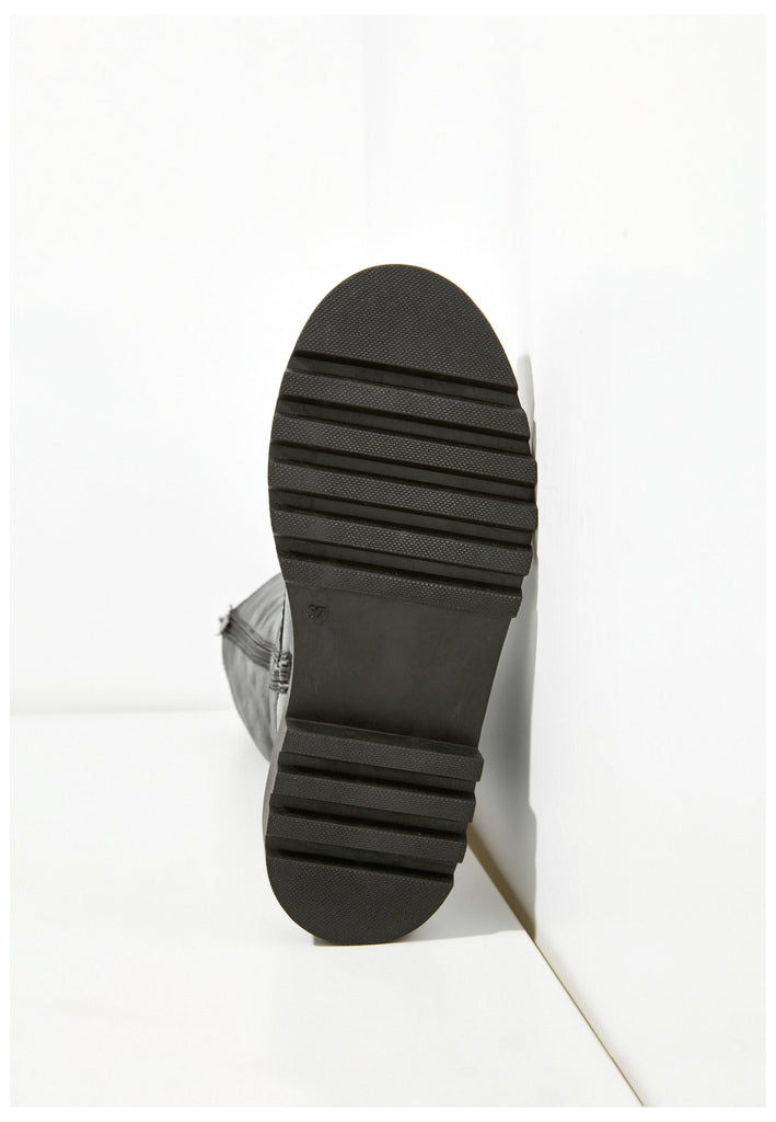 Inuovo Stiefel Leder Schwarz