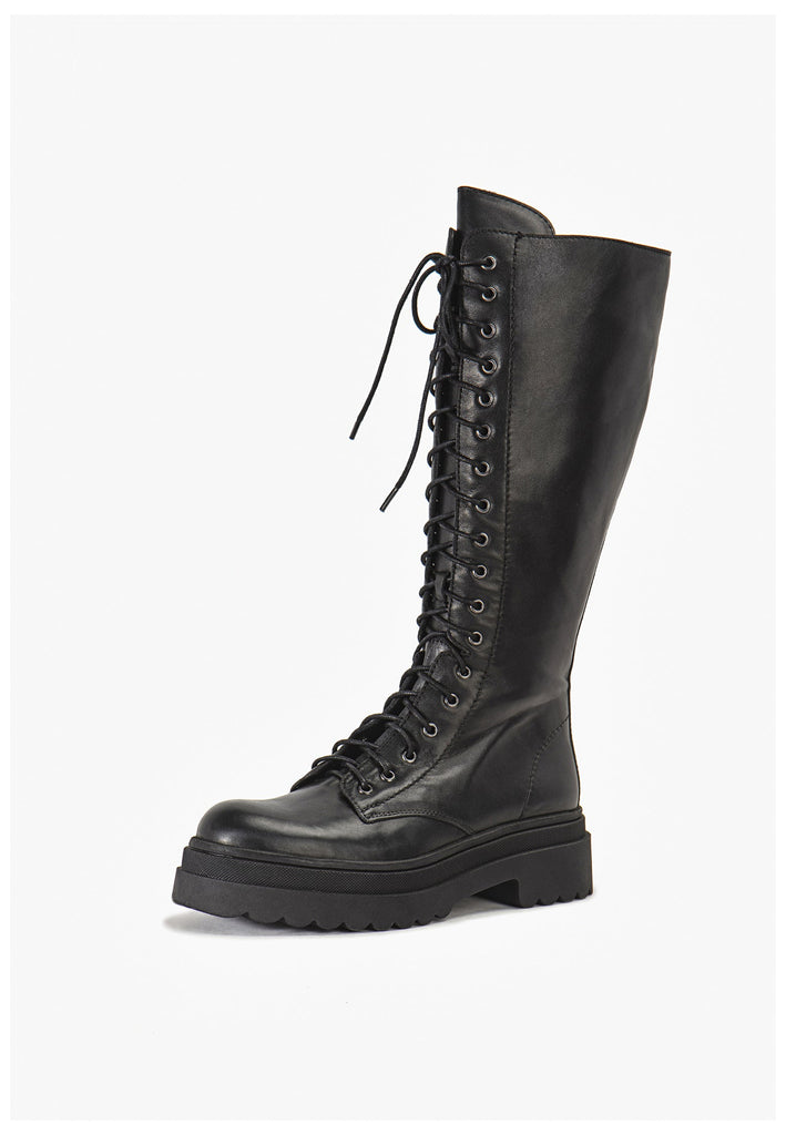 Inuovo Stiefel Leder Schwarz