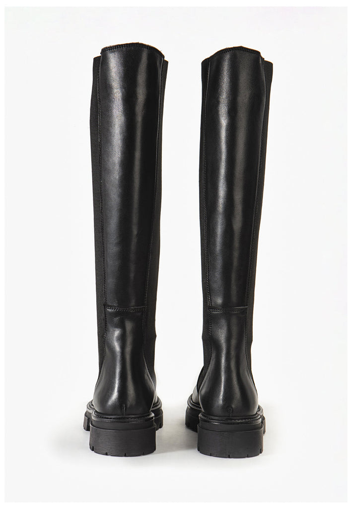 Inuovo Stiefel Leder Schwarz