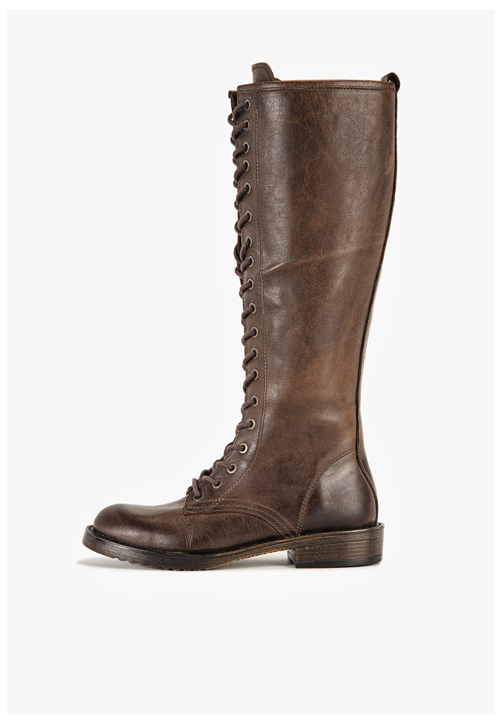 Inuovo Stiefel Leder Schwarz