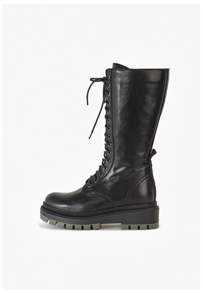 Inuovo Stiefel Leder Schwarz