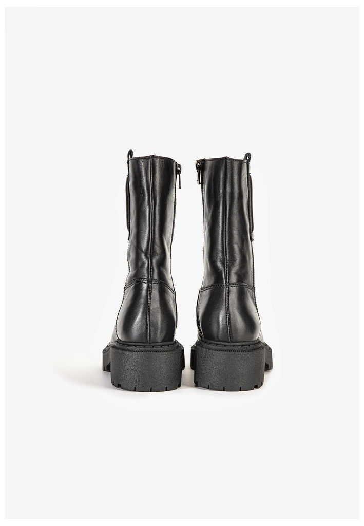 Inuovo Stiefel Leder Schwarz