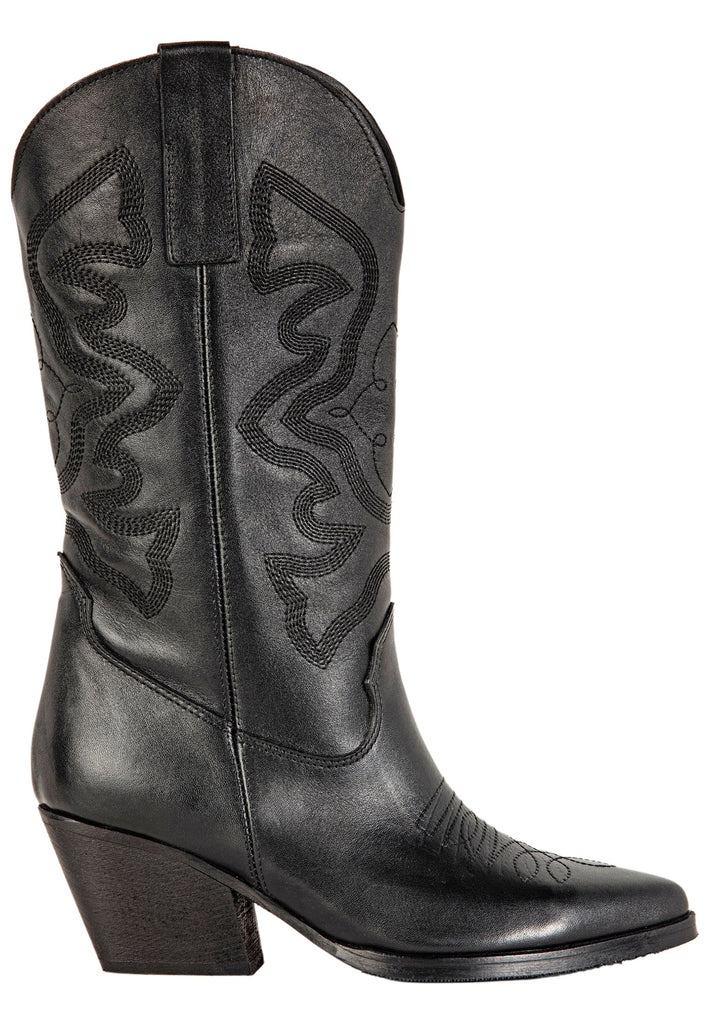 Inuovo Stiefel Leder Schwarz