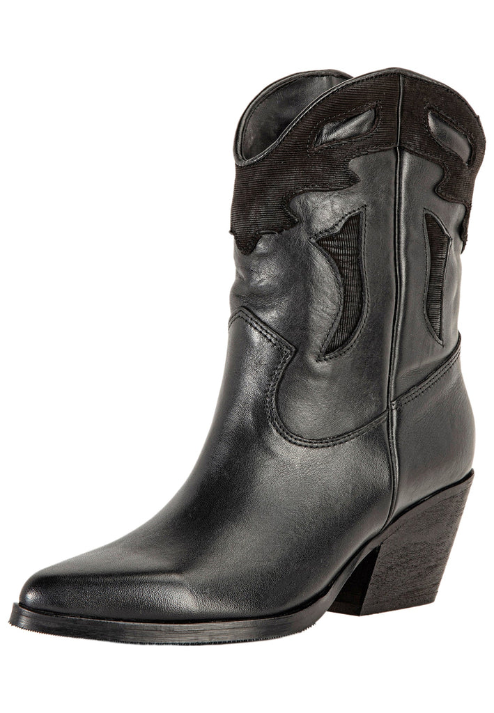 Inuovo Stiefel Leder Schwarz
