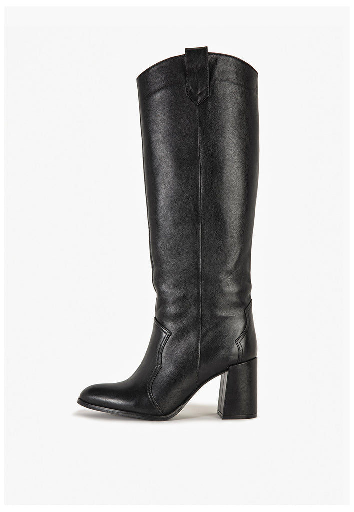 Inuovo Stiefel Leder Schwarz