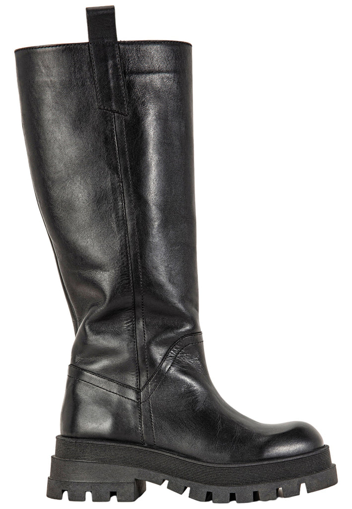 Inuovo Stiefel Leder Schwarz