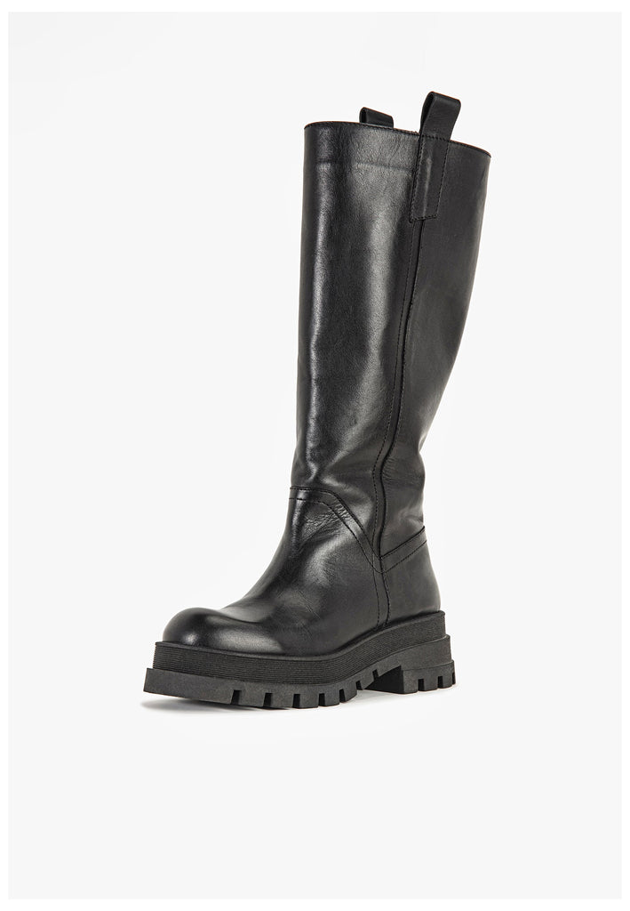 Inuovo Stiefel Leder Schwarz