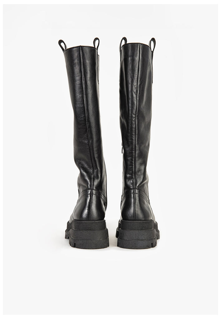 Inuovo Stiefel Leder Schwarz