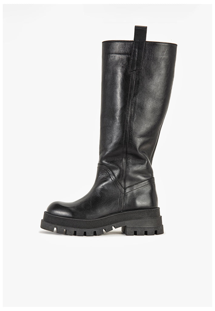 Inuovo Stiefel Leder Schwarz