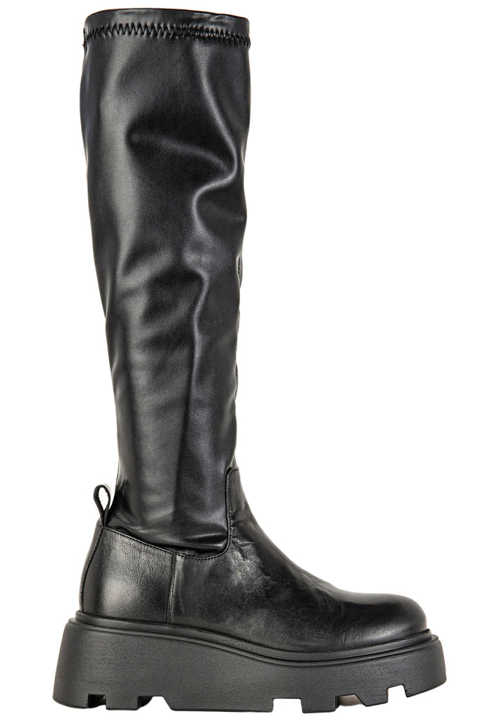 Inuovo Stiefel Leder Schwarz