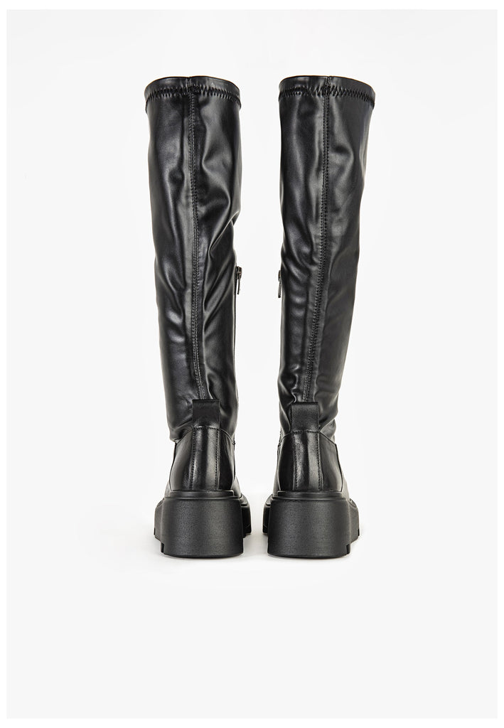 Inuovo Stiefel Leder Schwarz