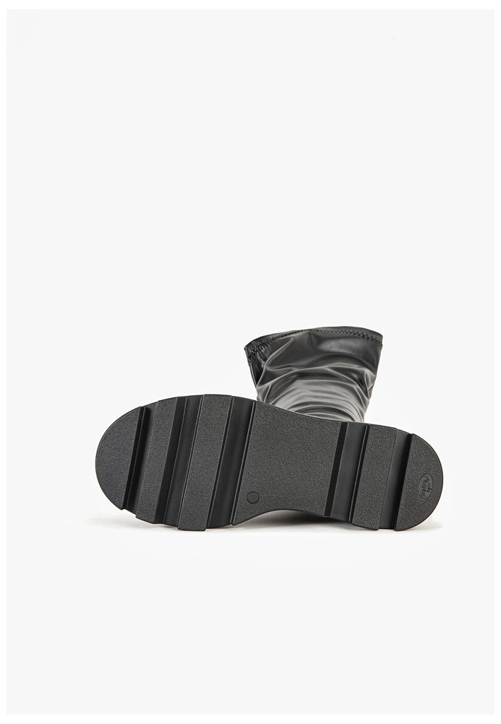 Inuovo Stiefel Leder Schwarz