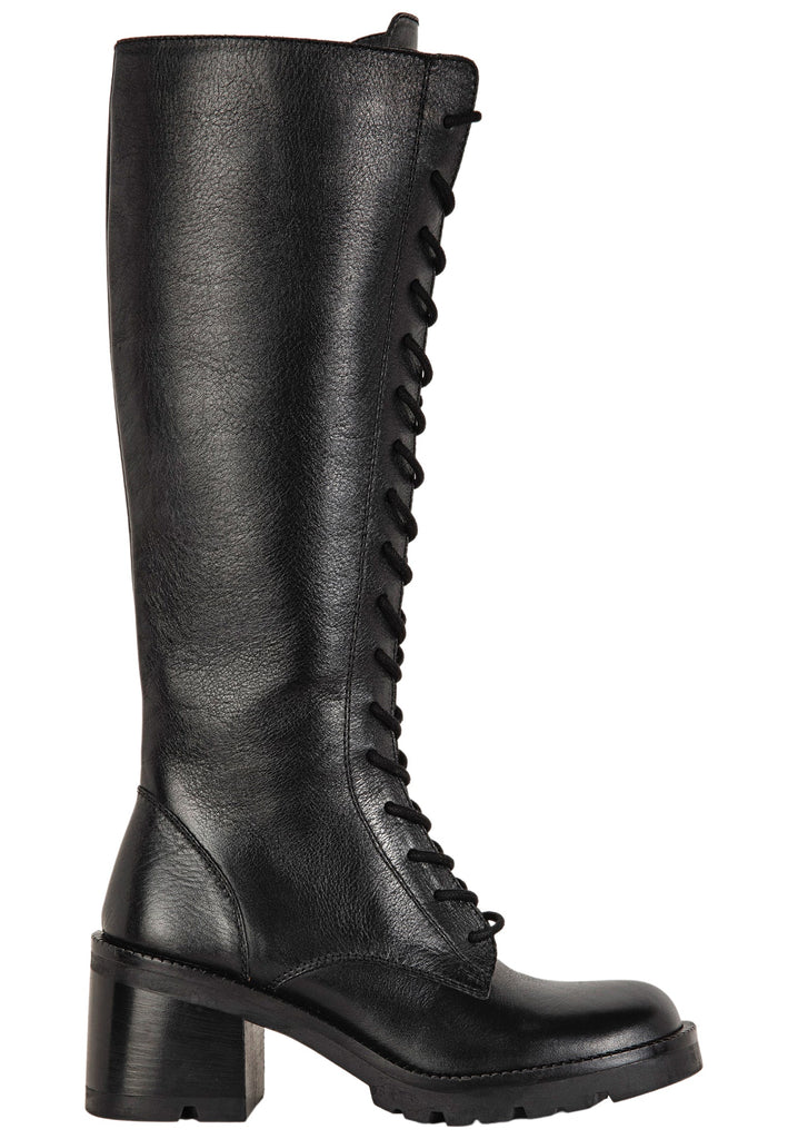 Inuovo Stiefel Leder Schwarz