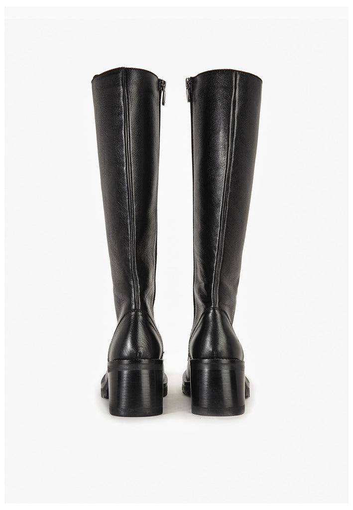 Inuovo Stiefel Leder Schwarz