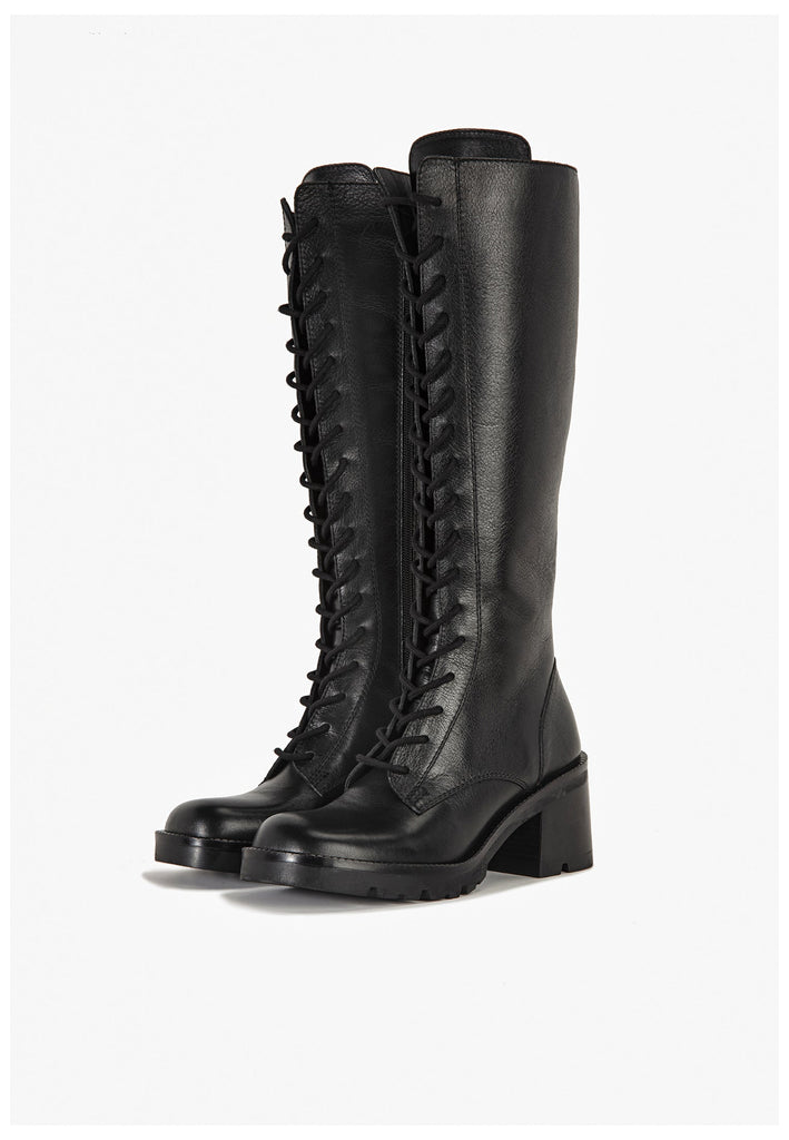 Inuovo Stiefel Leder Schwarz