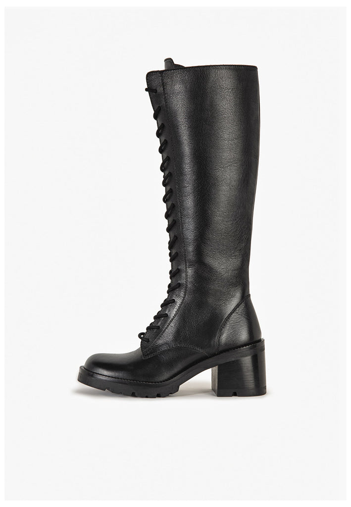 Inuovo Stiefel Leder Schwarz