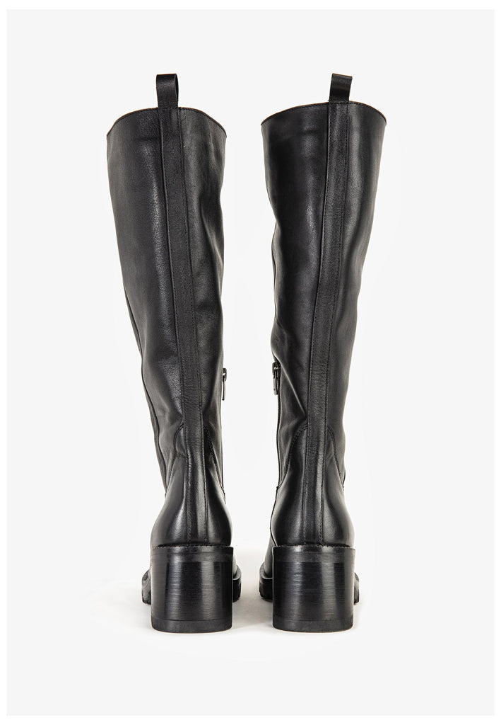 Inuovo Stiefel Leder Schwarz