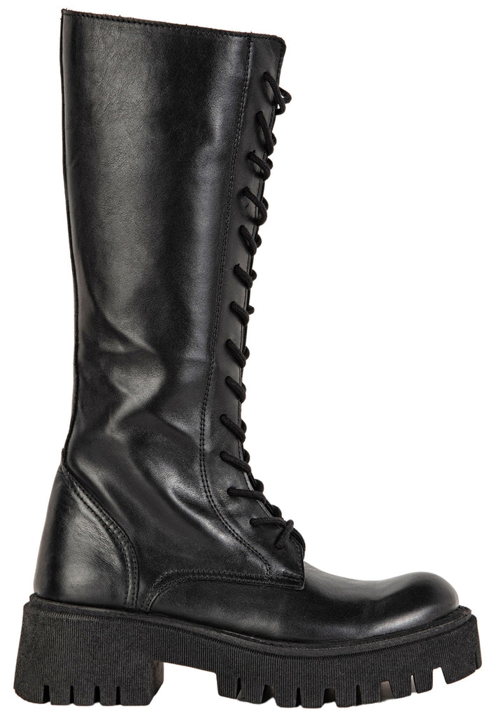 Inuovo Stiefel Leder Schwarz