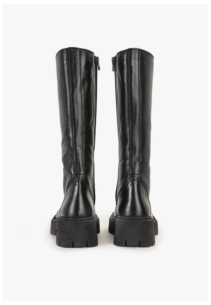 Inuovo Stiefel Leder Schwarz