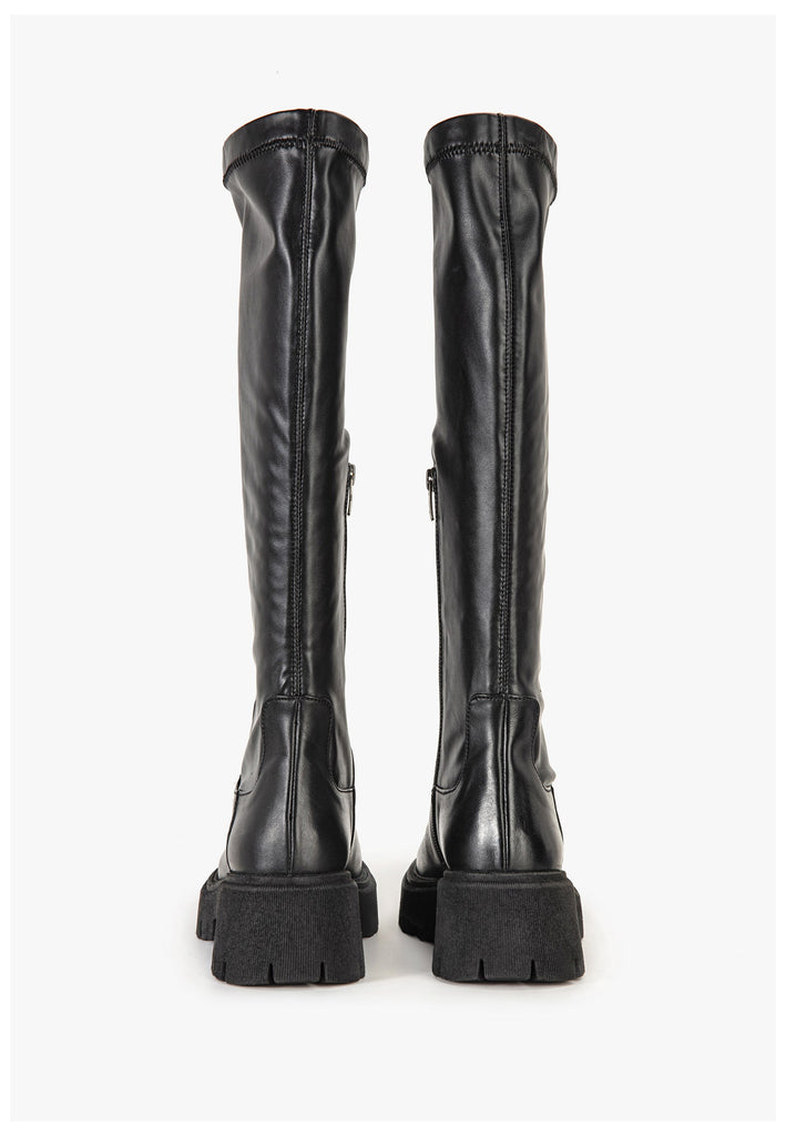 Inuovo Stiefel Leder Schwarz