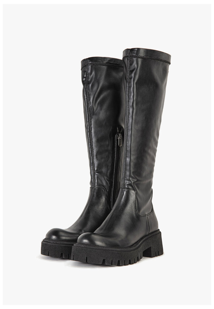 Inuovo Stiefel Leder Schwarz