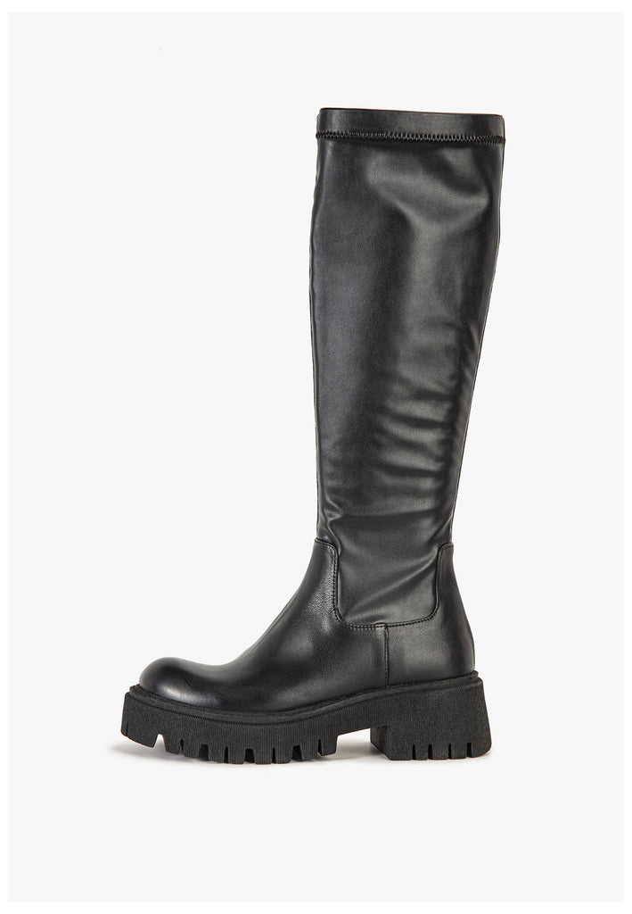 Inuovo Stiefel Leder Schwarz