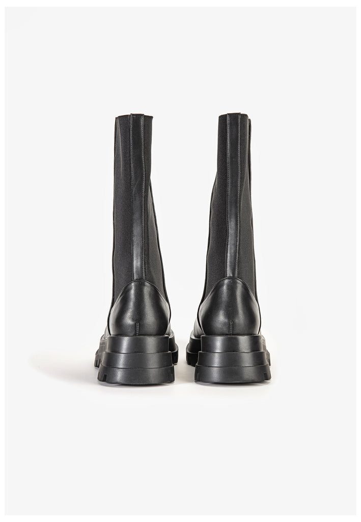 Inuovo Stiefel Leder Schwarz