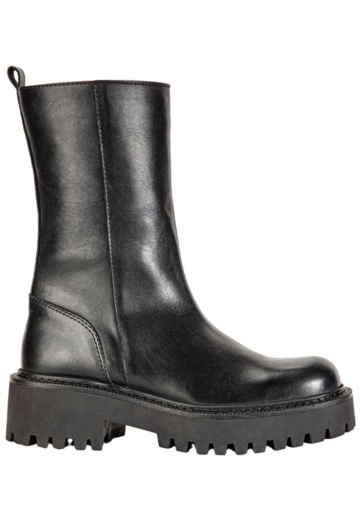 Inuovo Stiefel Leder Schwarz