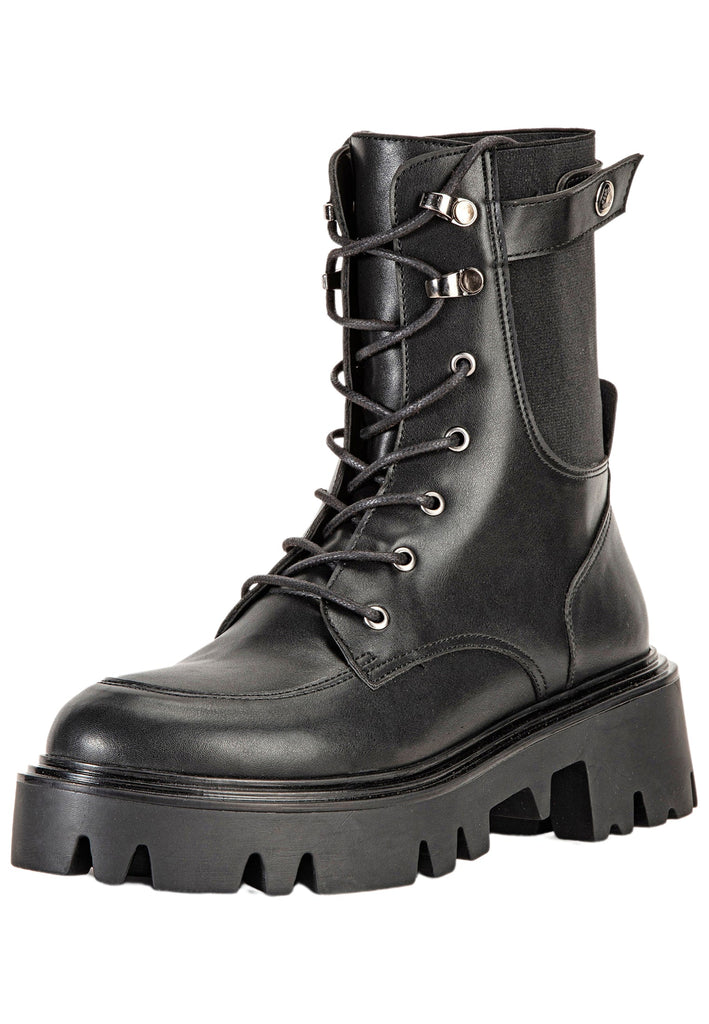 Inuovo Stiefel Leder Schwarz