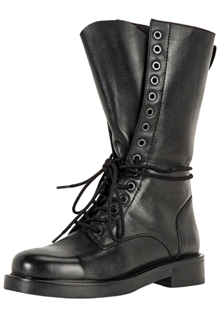 Inuovo Stiefel Leder Schwarz