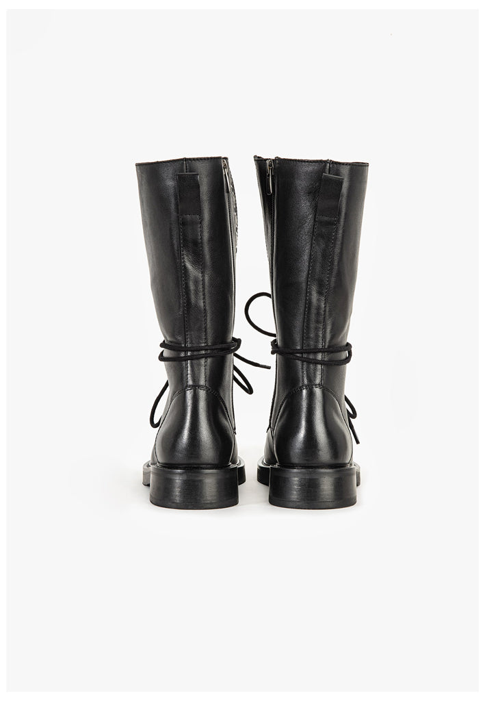 Inuovo Stiefel Leder Schwarz