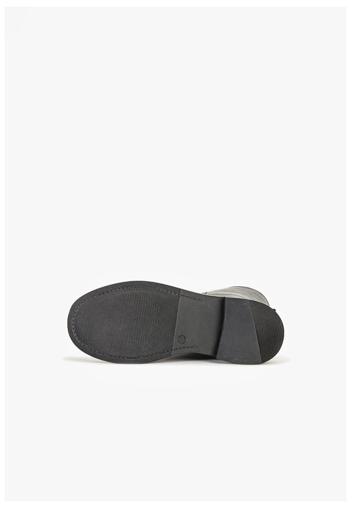 Inuovo Stiefel Leder Schwarz