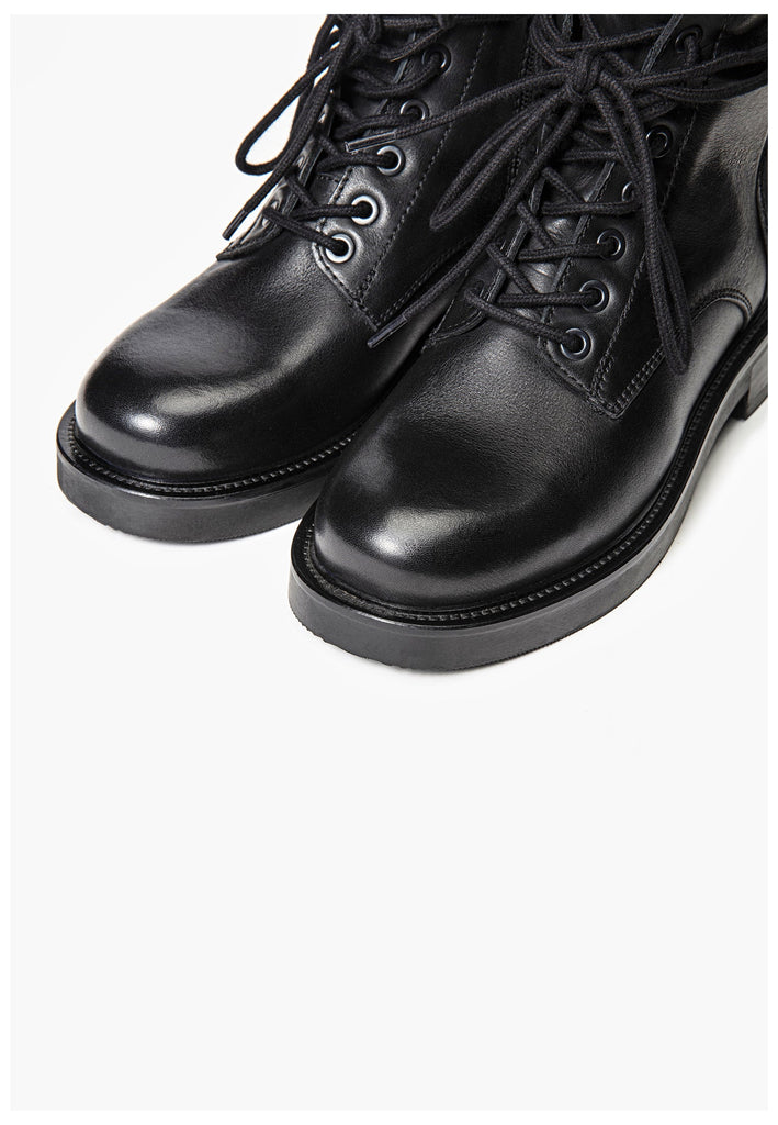 Inuovo Stiefel Leder Schwarz