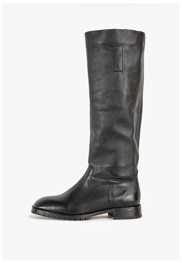 Inuovo Stiefel Leder Schwarz