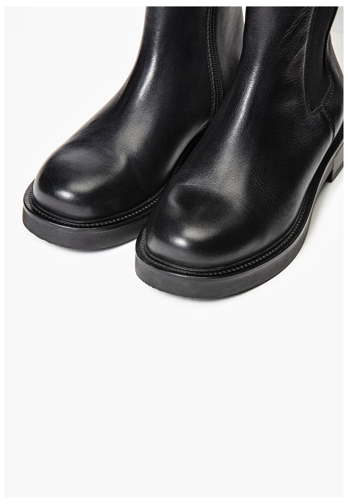 Inuovo Stiefel Leder Schwarz