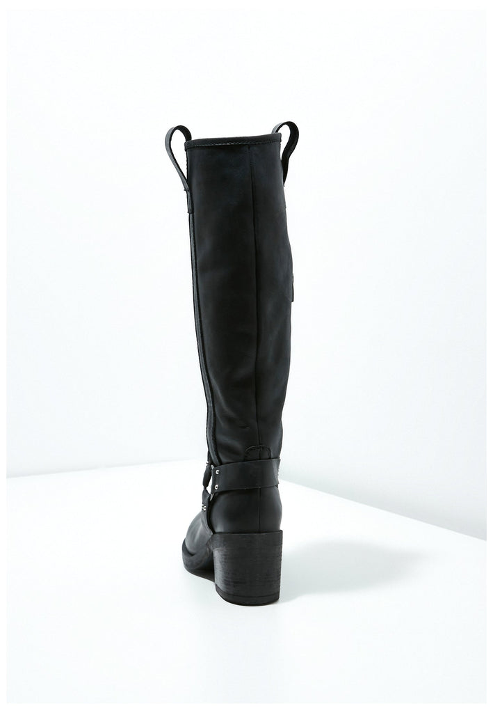 Inuovo Stiefel Leder Schwarz