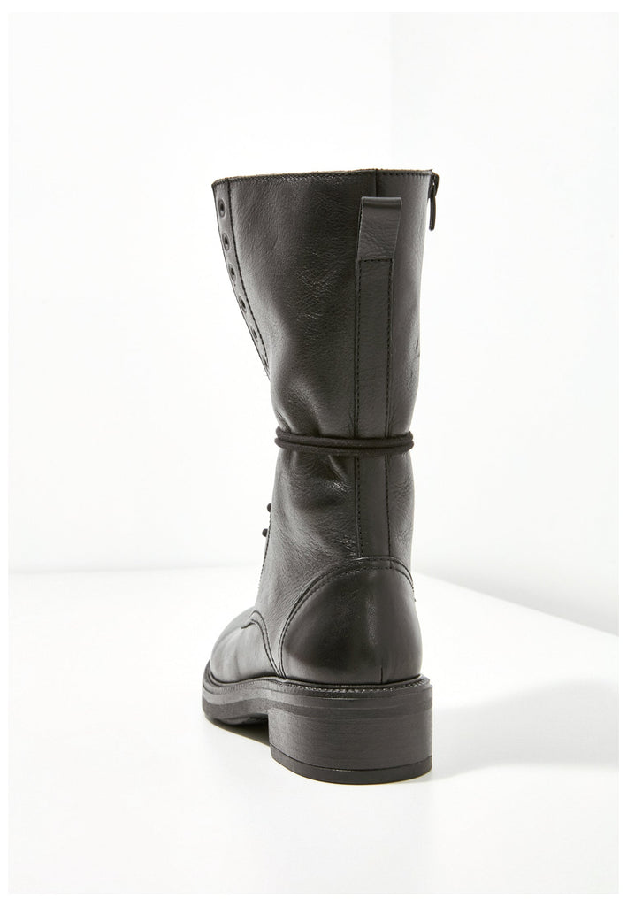 Inuovo Stiefel Leder Schwarz
