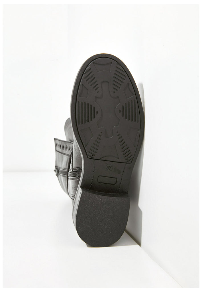 Inuovo Stiefel Leder Schwarz