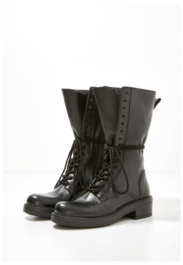 Inuovo Stiefel Leder Schwarz