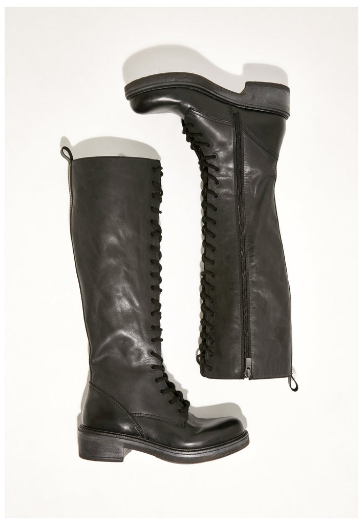 Inuovo Stiefel Leder Schwarz