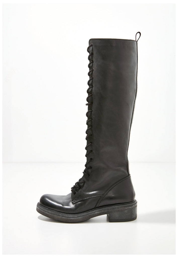 Inuovo Stiefel Leder Schwarz