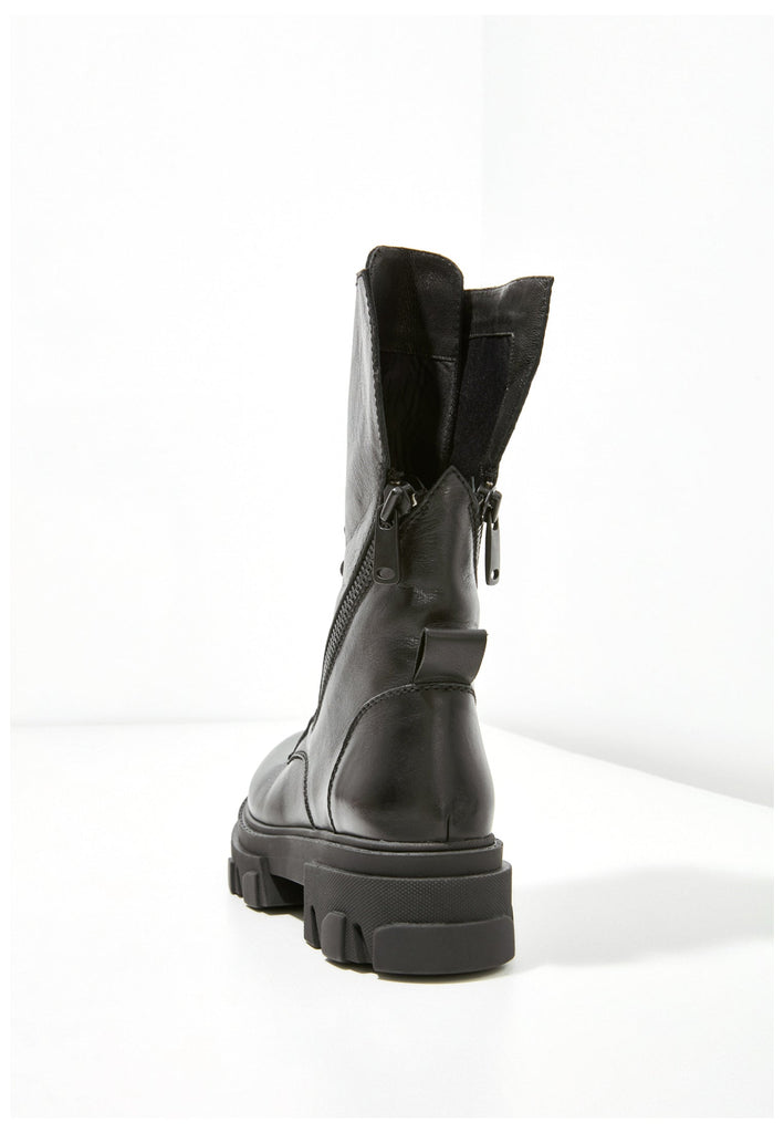 Inuovo Stiefel Leder Schwarz